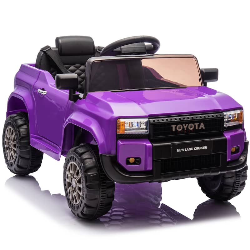 12V Kids Ride On Car W/Parents Control,Licensed Toyota LC250 2024,Four-wheel suspension,Adjustable volume,For Kids Aged 2-4