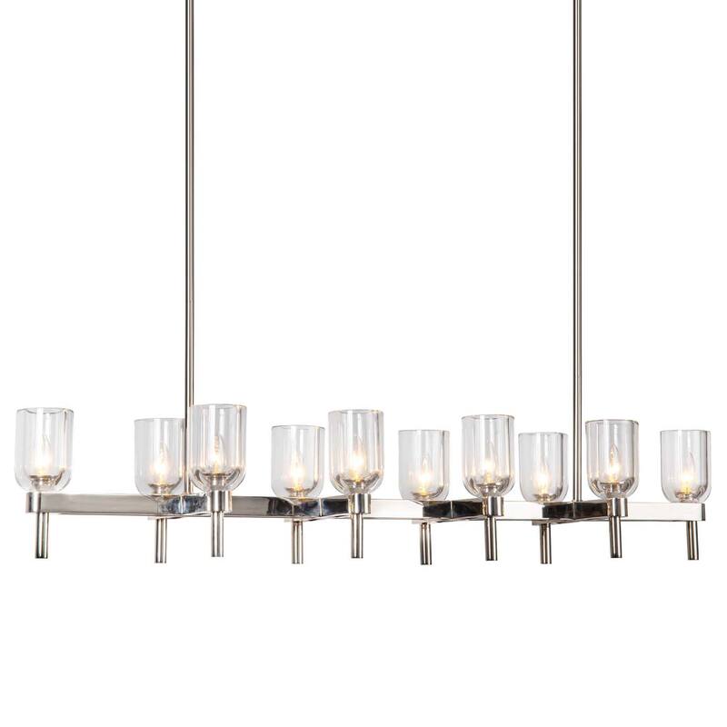 Alora Lighting LP338052 Lucian 10 Light 52" Wide Linear Pendant