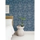 preview thumbnail 3 of 5, A-Street Prints Biscayne Navy Flamingo Beach Wallpaper