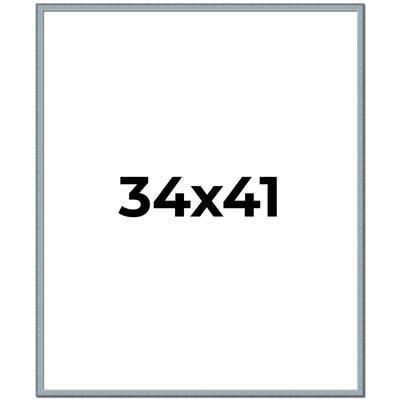 34x41 Frame Rustic Sky Blue Solid Wood Picture Frame | 0.75 Inch