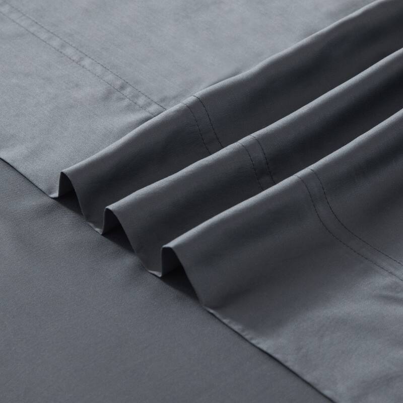 Luxury 100% Rayon from Bamboo 300 Thread Count Deep Pocket Sheet Set, Soft, Silky, All-Season Comfort