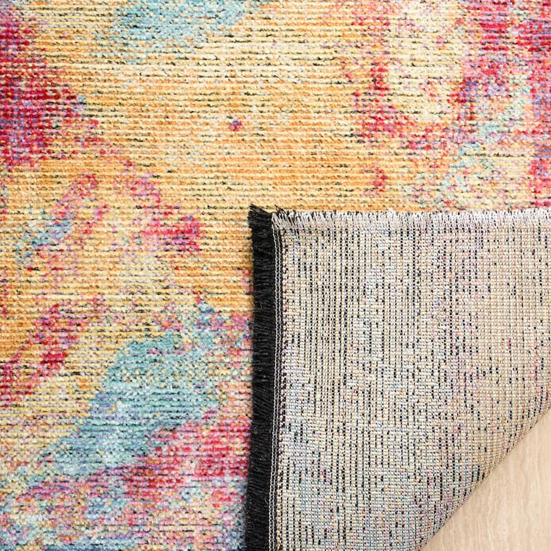 SAFAVIEH Windsor Domitila Shabby Chic Oriental Polyester Rug with
