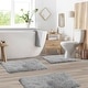 preview thumbnail 38 of 63, Porch & Den Lorena Shaggy/ Non-slip Rubber Backed Bath Rug Set