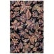 preview thumbnail 61 of 69, SAFAVIEH Handmade Blossom Chong French Country Floral Wool Rug 5' x 8' - Black/Plum