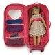 preview thumbnail 15 of 15, Badger Basket Trolley Doll Carrier with Rocking Bed and Bedding - Pink/Star
