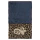 Authentic Hotel and Spa 100% Turkish Cotton April Embellished Hand Towel - Midnight Blue