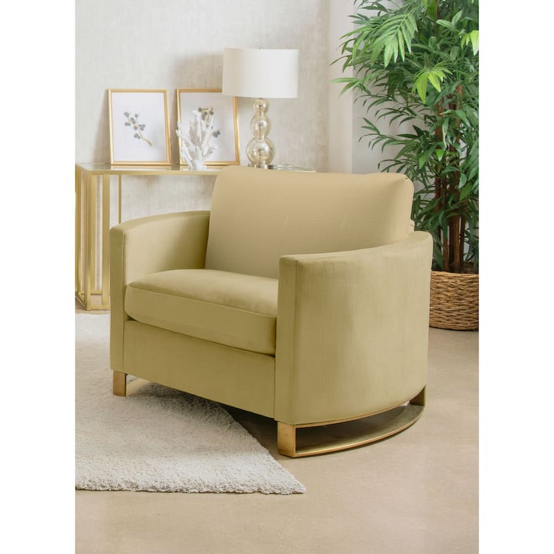 Corliss Upholstered Arched Arm Accent Chair