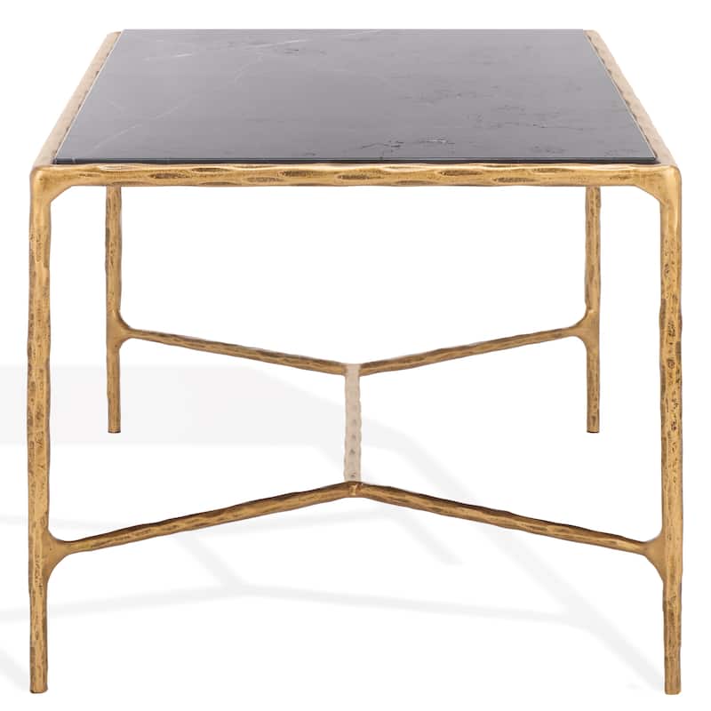 SAFAVIEH Couture Beril Rectangle Metal Coffee Table - 40 In. W x 22 In. D x 18 In. H - 40"W x 22"D x 18"H