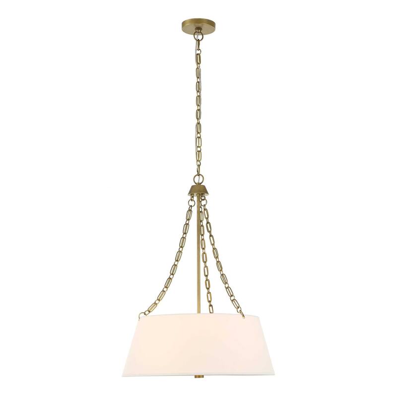 Uttermost Andalucia 4 Light Drum Pendant - 24"W x 24"D x 32.5"H