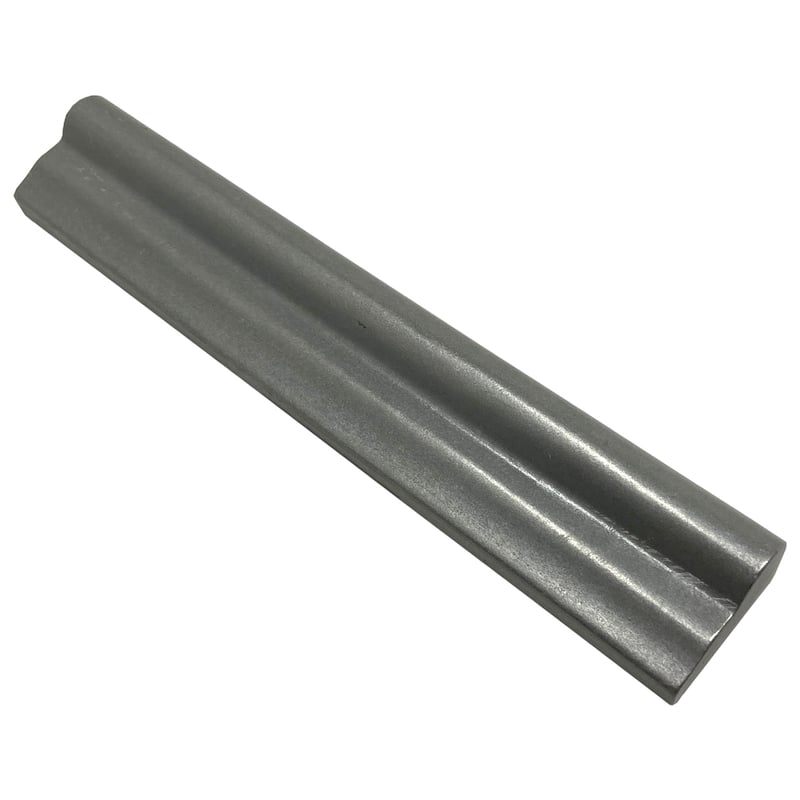 1.3 inch x 8 inch Matte Metallic Chair Rail Wall Tile Trim