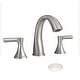 preview thumbnail 4 of 17, Vanityfair 8" Widespread Double Handles Bathroom Sink Faucet with Drain Assembly Brushed Nickel