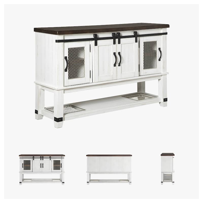 Signature Design By Ashley Valebeck White Dining Room Server
