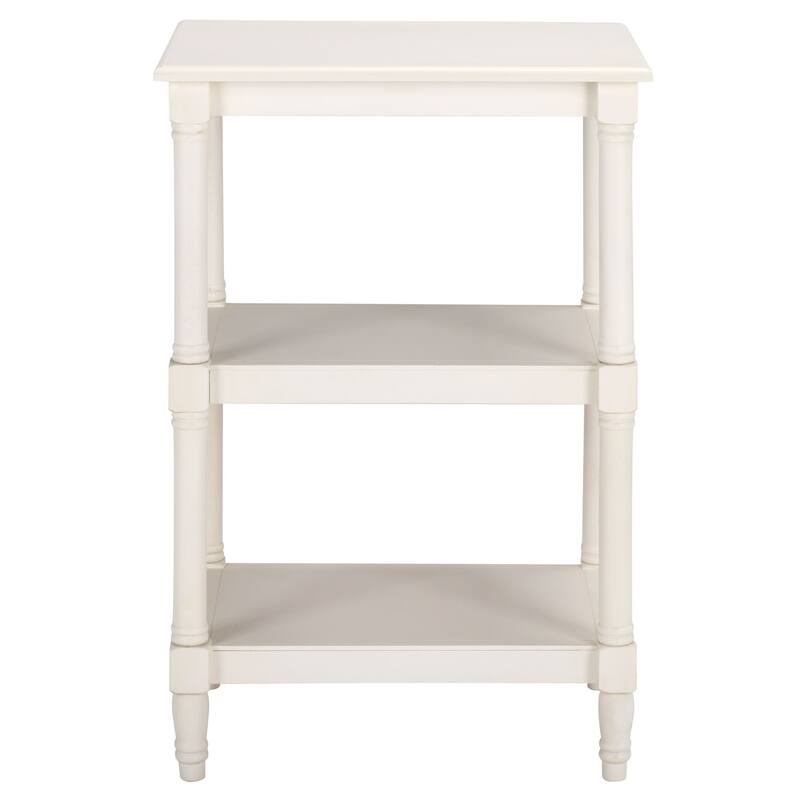 SAFAVIEH Elmira 3-Shelf Accent Table - 19.8" W x 15" L x 30" H - 20"W x 15"D x 30"H