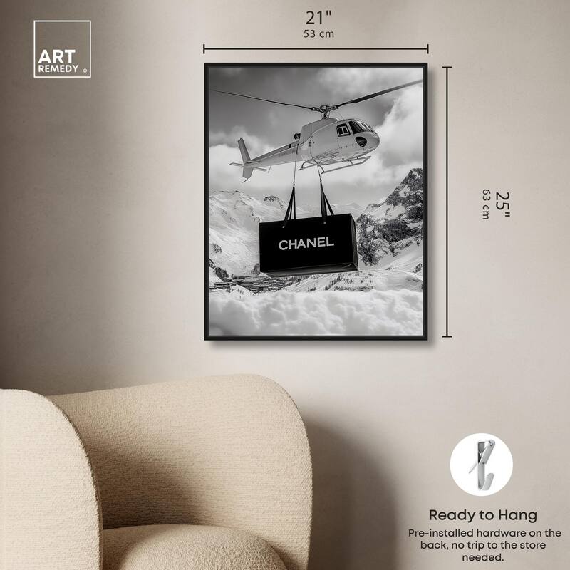 Fashion Delivery Canvas by Art Remedy