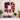 Glitzhome Americana Patriotic Squared/Round Fabric Wreath