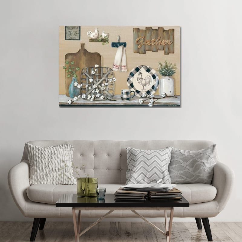 iCanvas "Farmhouse Kitchen" by Pam Britton Canvas Print - 32x48x1.5