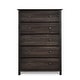 preview thumbnail 20 of 20, Grain Wood Furniture Shaker 5-drawer Solid Wood Chest