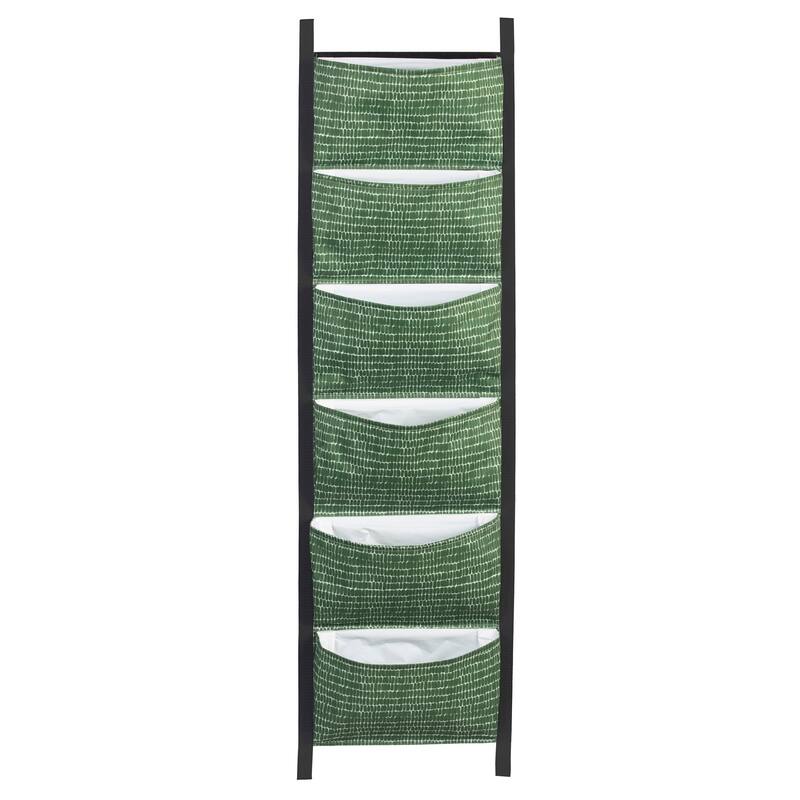 6-Pocket Fabric Vertical Hanging Wall Planter with Lining