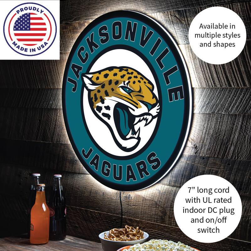 Jacksonville Jaguars LED Lighted Sign