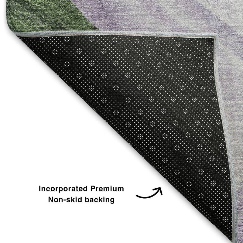 Premium Washable Super Soft Contemporary Jenna Mayfield Rug