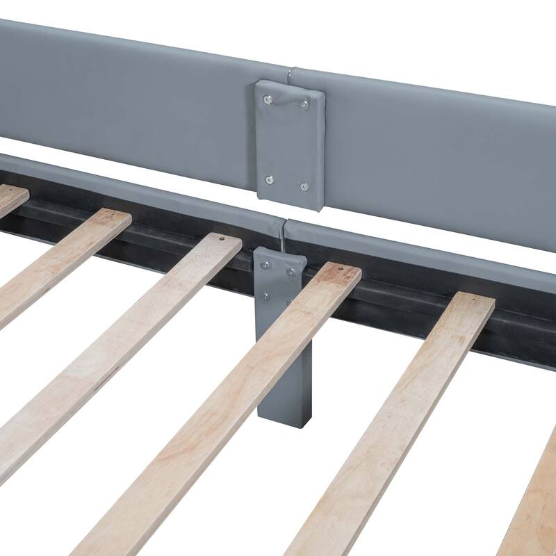 Queen Size & Twin XL Size Platform Bed with Hydraulic Storage System & USB Ports