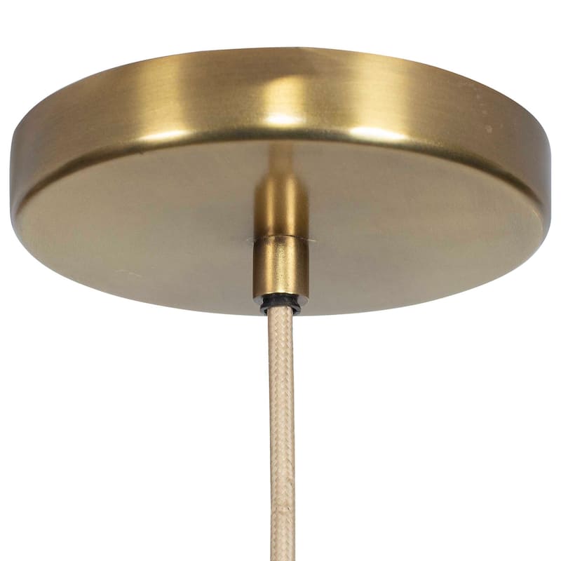 Uttermost Murmur Woven Brass 1 Light Pendant - N/A