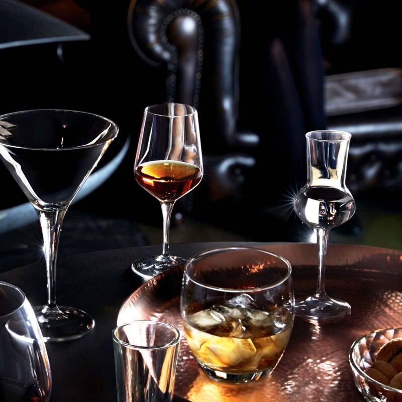 Bormioli Rocco Set of 6 Riserva Grappa Glasses - 2.75 oz.