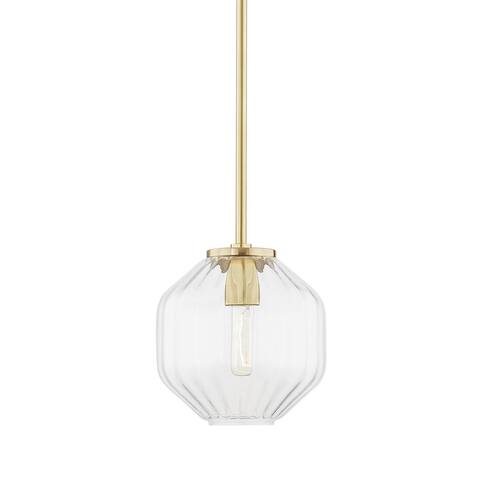 Hudson Valley Bennett 1-Light A Pendant with Clear Glass