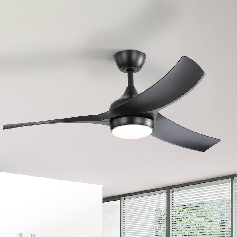 Sofucor 52 Inch Ceiling Fan with Light Remote Control,Airflow 6000CFM 3-Timer with ABS 3 Blades Reversible DC Motor