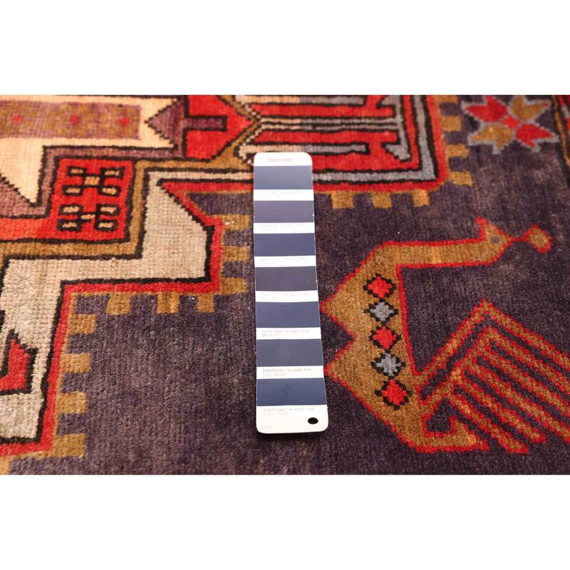 ECARPETGALLERY Hand-knotted Konya Anatolian Navy Wool Rug - 3'7 x 10'4