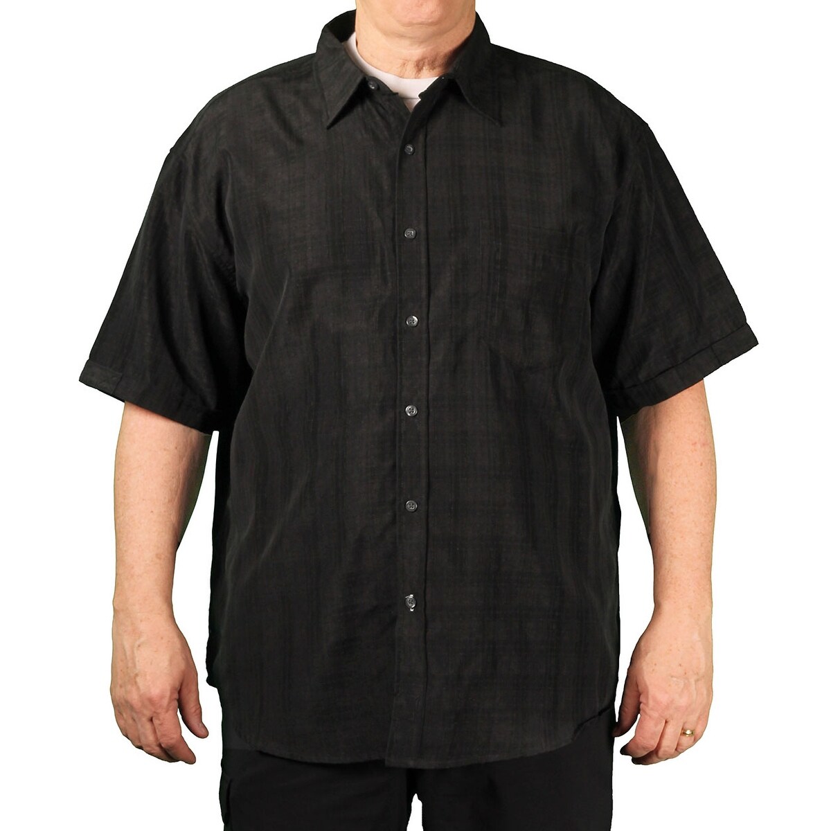 mens casual short sleeve button down