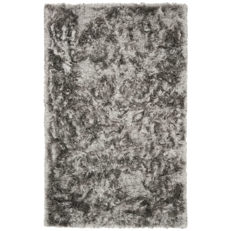 SAFAVIEH Handmade Ocean Shag Lyse Glam 2.5-inch Thick Rug