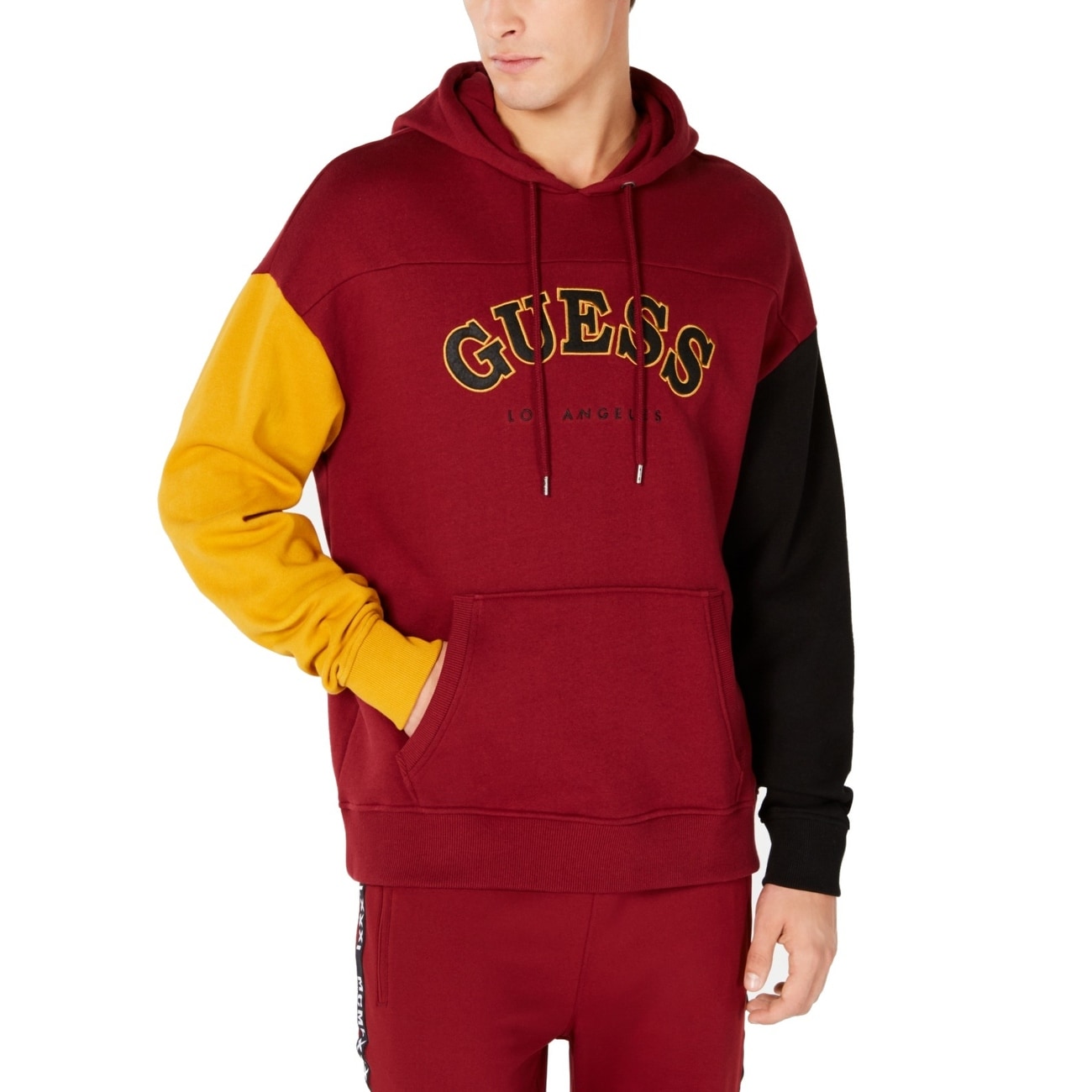 guess hoodie red
