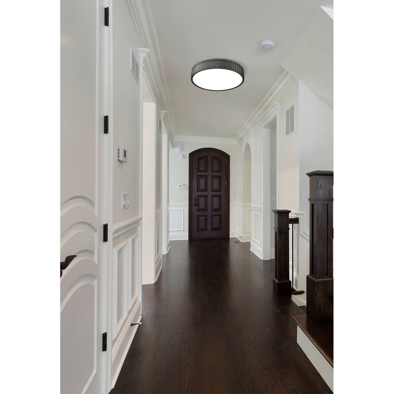 Z-Lite 1005F16-LED Madison 17" Wide LED Flush Mount Drum Ceiling