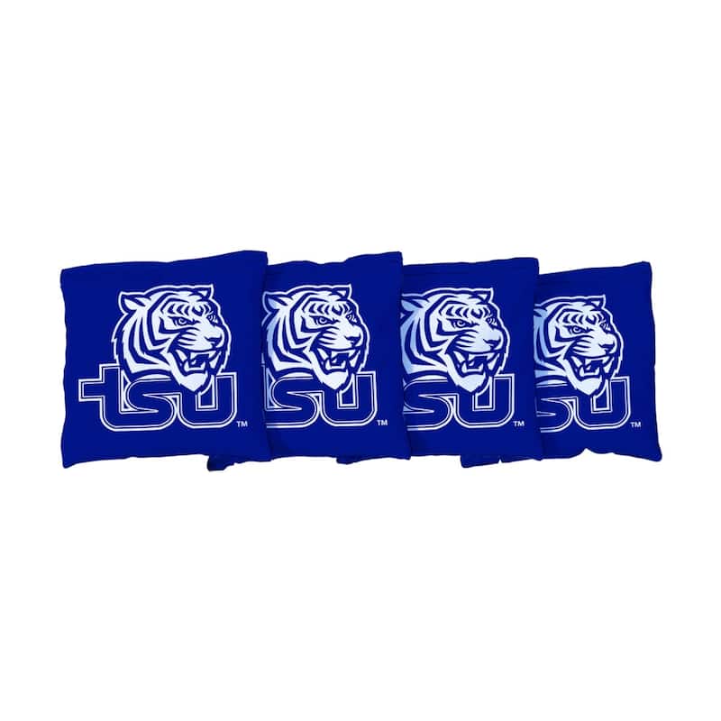 Tennessee State Tigers Blue Cornhole Bags - All-Weather Resin Filled