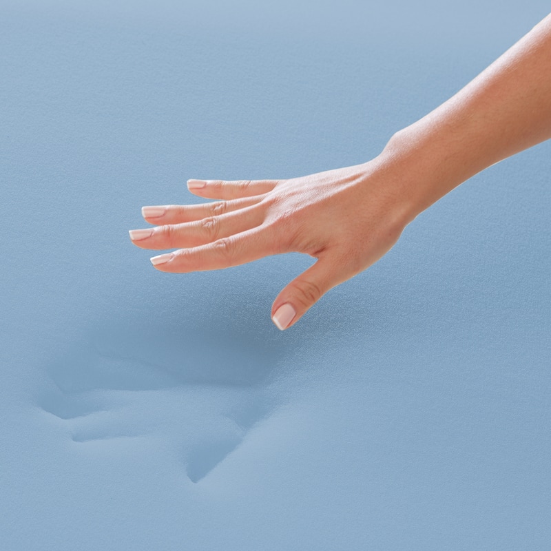 Vibe 2" Cool Pod Convoluted Gel Memory Foam Mattress Topper
