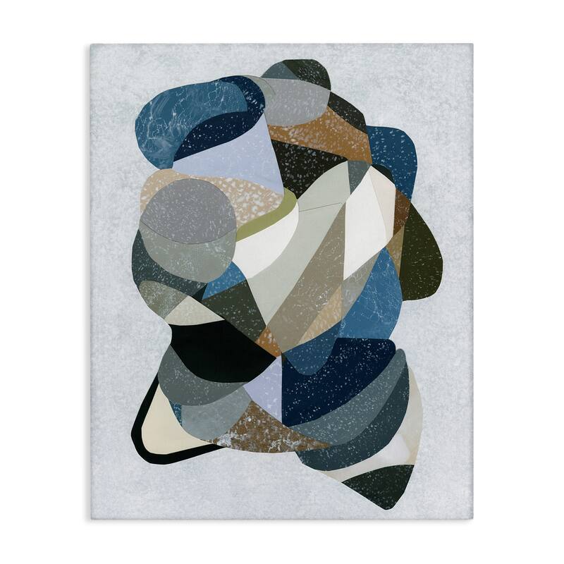 Stupell Fluid Movement Geometrics Canvas Wall Art Design By Coco Good - 16 x 20