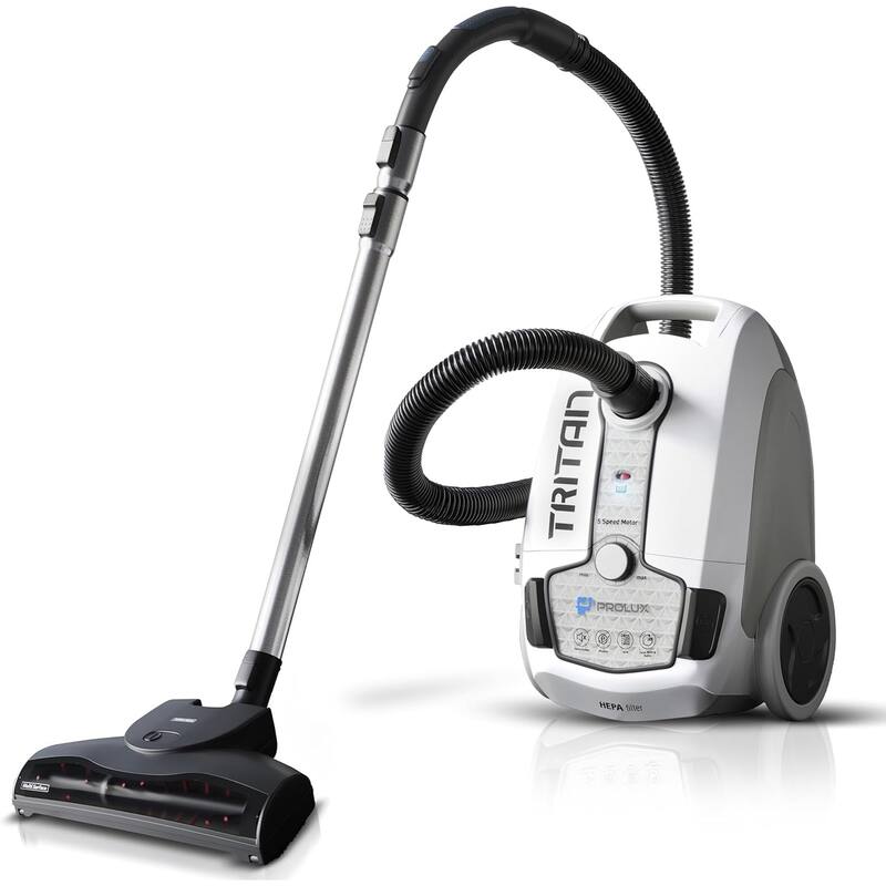 Prolux Tritan Canister Vacuum HEPA Sealed Hard Floor Vacuum with Powerful 12 Amp Motor