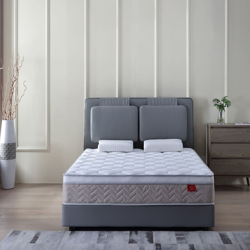 Medium Firm 12 Inch Memory Foam Mattress Pocket Spring Hybrid Mattress Pressure Relief Breathable Mattress In A Box