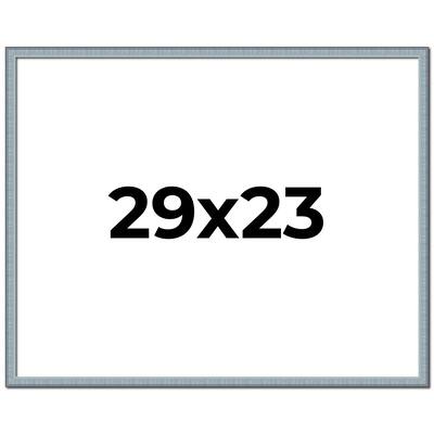 29x23 Frame Rustic Sky Blue Solid Wood Picture Frame | 0.75 Inch