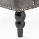 preview thumbnail 9 of 10, Malone Charcoal Grey Club Chair by Christopher Knight Home