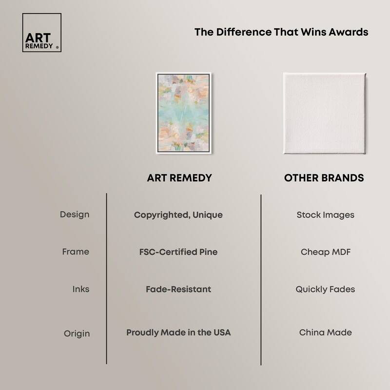 Expressive Swirls Canvas by Art Remedy