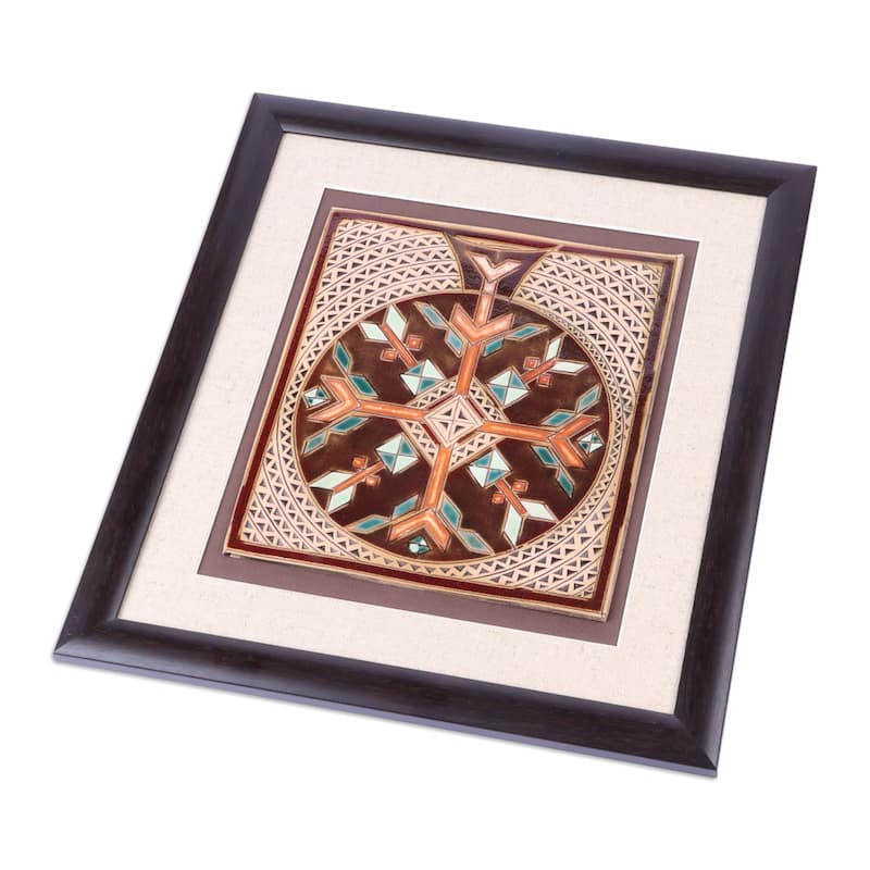 Novica Handmade New Beginnings Ceramic And Wood Wall Art