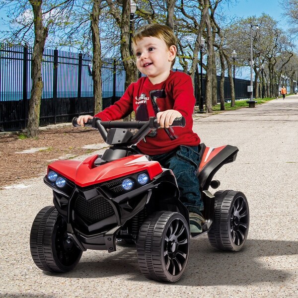 6V Kids Ride-on Toy, 4-Wheeler ATV Play Car - Bed Bath