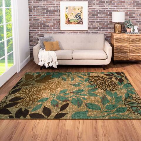 The Curated Nomad Crissy Indoor/Outdoor Floral Area Rug