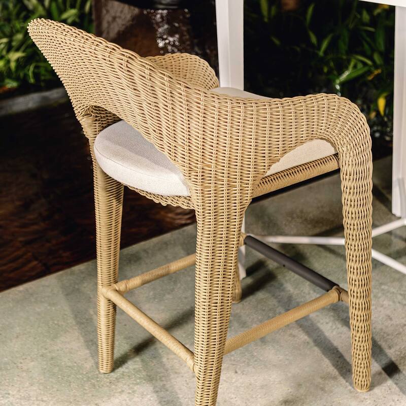 Uttermost Kavali Outdoor Wicker Stool