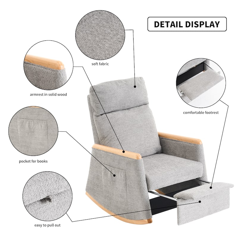 Upholstered Rocking Chair