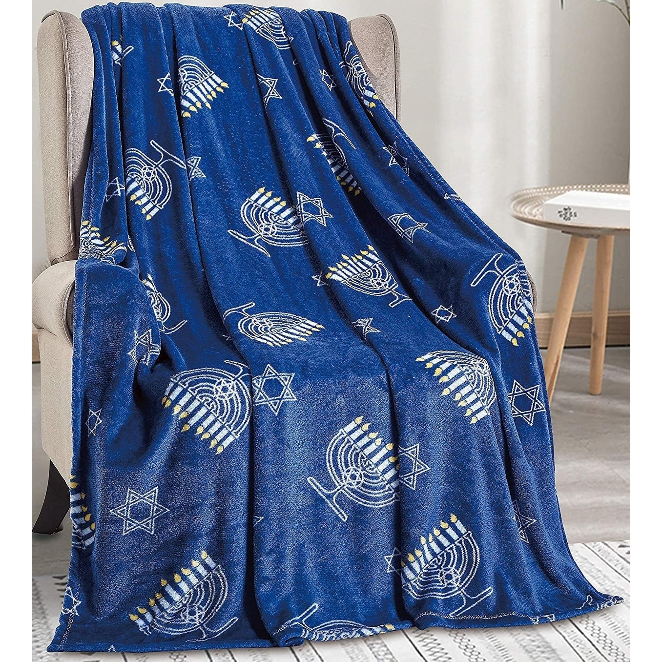 Noble house popcorn textured microplush blanket on sale
