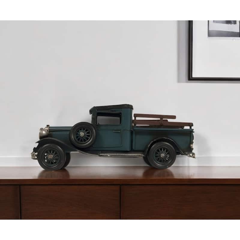 HomeRoots 5" Metal c1928 Ford Model A Pickup Hand Painted Model Truck