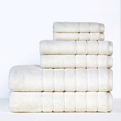 Anne Klein Reverie 6 Piece 100% Cotton Towel Set